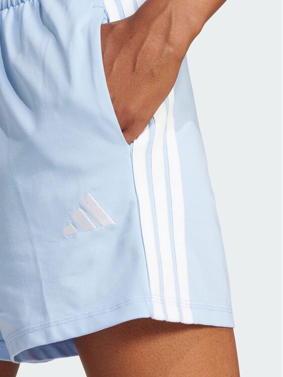 adidas adidas Szorty materiałowe 139483 Niebieski jasny Regular Fit