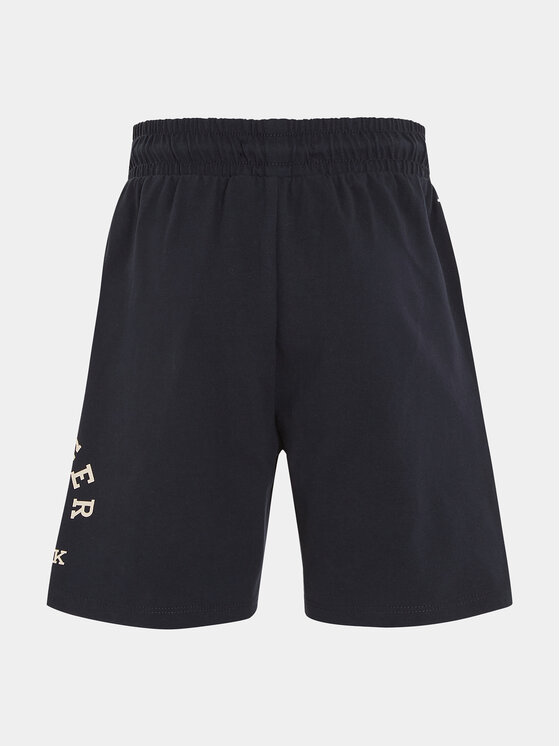 Tommy Hilfiger Tommy Hilfiger Αθλητικό σορτς Monogram Wreath KB0KB09002 M Σκούρο μπλε Regular Fit