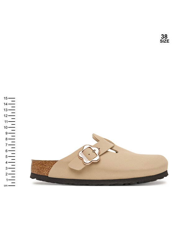 Birkenstock Birkenstock Παντόφλες Boston Flower Buckle 1030630 D Μπεζ