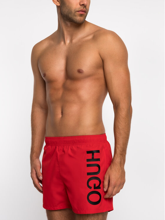Hugo Hugo Pantaloni scurți pentru înot 50409687 Roșu Regular Fit