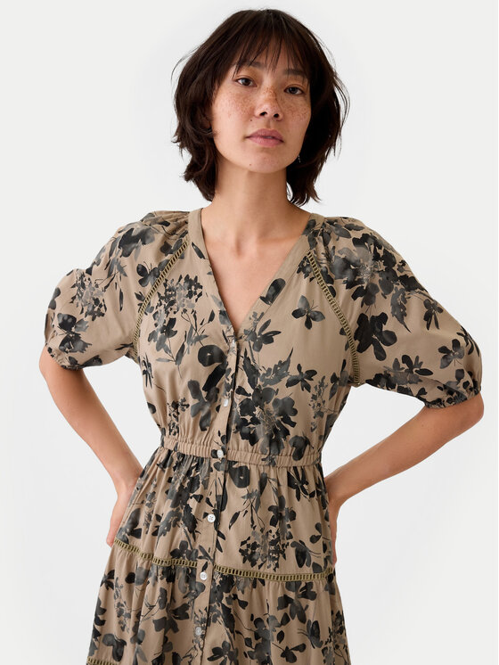 Gap Gap Hétköznapi ruha 517740 Khaki Regular Fit