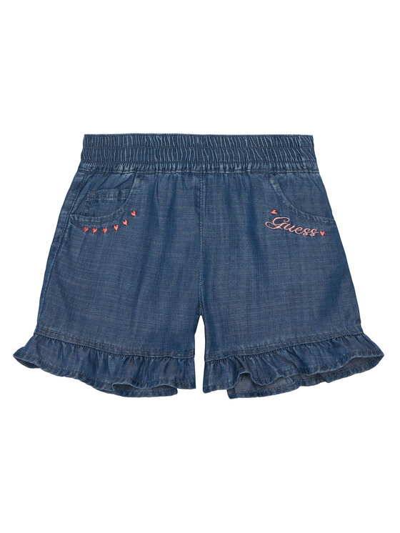Guess Guess Pantaloni scurți de blugi K6GD06 D3X30 Albastru Regular Fit