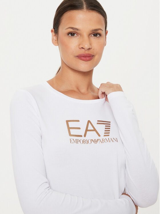 EA7 Emporio Armani EA7 Emporio Armani Blusa 6DTT09 TJQCZ 0186 Bianco Slim Fit