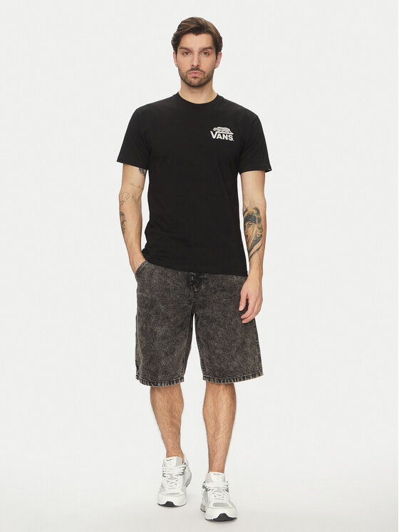 Vans Vans Kratke traperice Drill Chore VN0A7S4S Crna Loose Fit