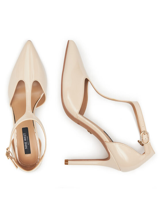 Nine West Nine West Pantofi cu toc subțire WS21582-01 Bej