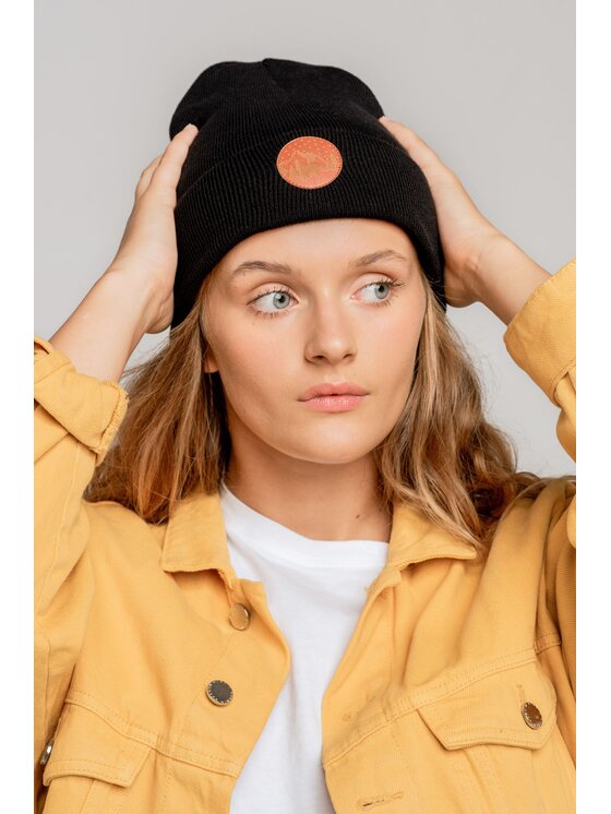 Kabak Kabak Czapka klasyczna beanie Czarny