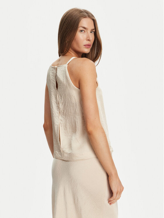 Marella Marella Marškinėliai Sfinge 2513161035 Écru Regular Fit