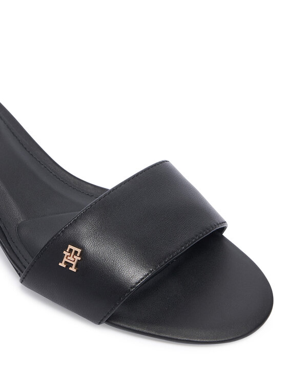 Tommy Hilfiger Tommy Hilfiger Чехли Th Mid Mule FW0FW09508 Черен
