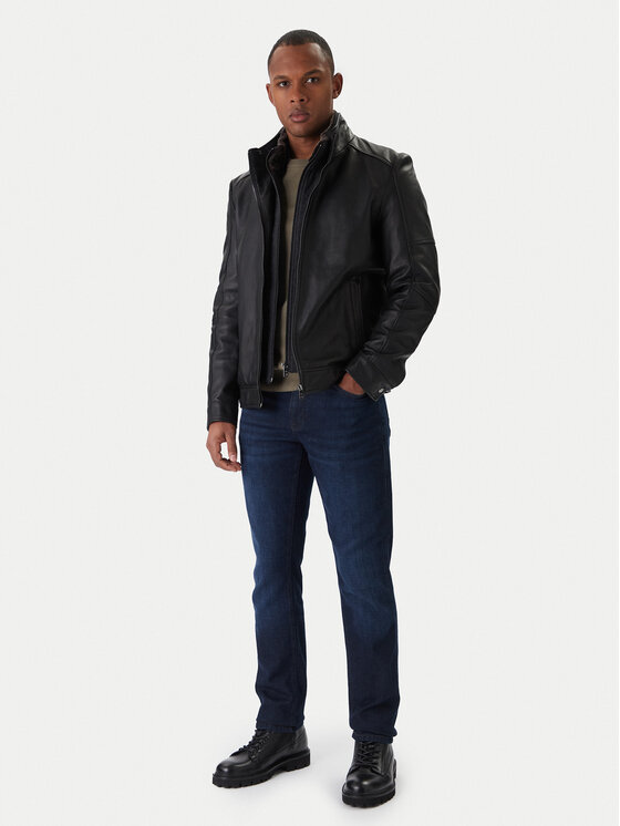 Milestone Milestone Lederjacke Ms Franklin 531012 21265 Schwarz Regular Fit