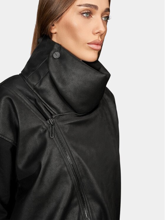 MADE BY SOCIETY MADE BY SOCIETY Kurtka anorak Oblique - H27854 Czarny Basic Fit