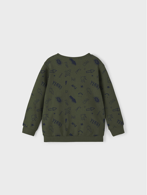 NAME IT NAME IT Μπλούζα 13218869 Πράσινο Loose Fit