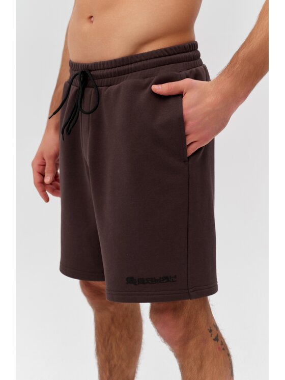 ROUGH RADICAL ROUGH RADICAL Pantaloncini sportivi COTTON ACTIVE SHORTS MEN Marrone Regular Fit