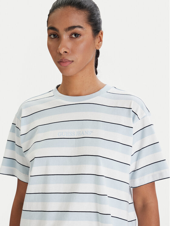 Guess Jeans Guess Jeans T-shirt W6RI19 K8HM0 Šarena Regular Fit