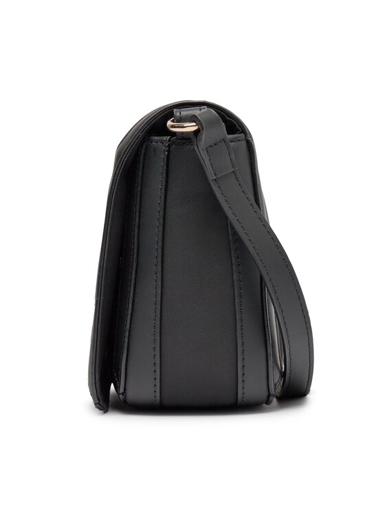 Tommy Hilfiger Tommy Hilfiger Дамска чанта Th Essential S Flap Crossover AW0AW15700 Черен