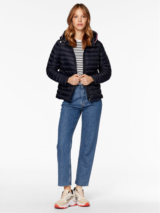 Tommy Hilfiger Tommy Hilfiger Daunenjacke Heritage WW0WW34299 Dunkelblau Regular Fit
