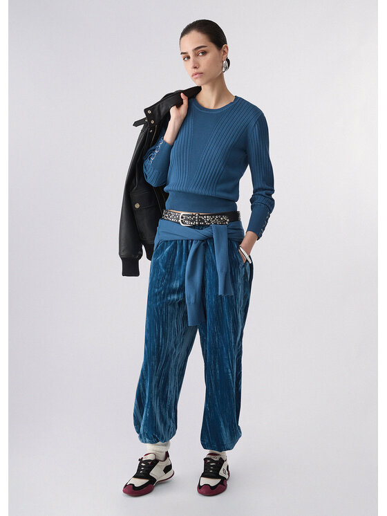 Liu Jo Liu Jo Felpa TF6080MS63LX0778 Azzurro chiaro Regular Fit