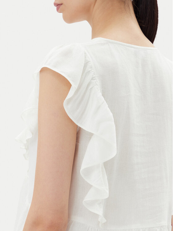 ONLY ONLY Bluse Rian 15349090 Weiß Regular Fit