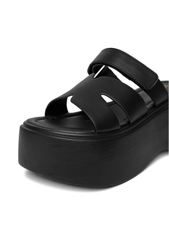 DeeZee DeeZee Pantoletten 8791-2 Schwarz