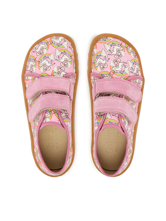 Froddo Froddo Bačkory Barefoot Canvas G1700440-12 D Růžová