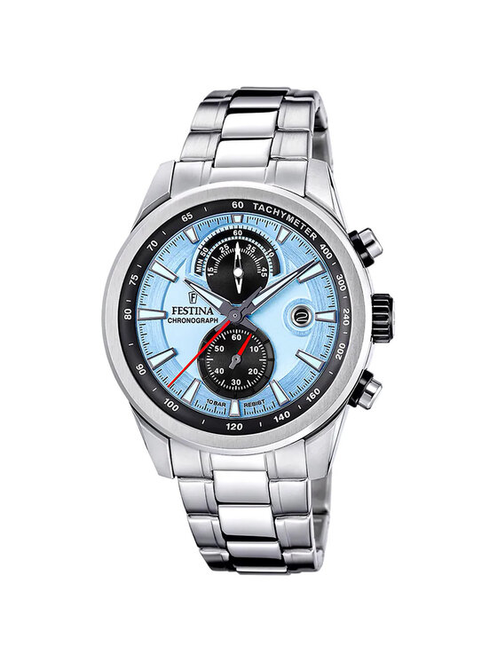Festina Festina Zegarek F20694-2 Srebrny
