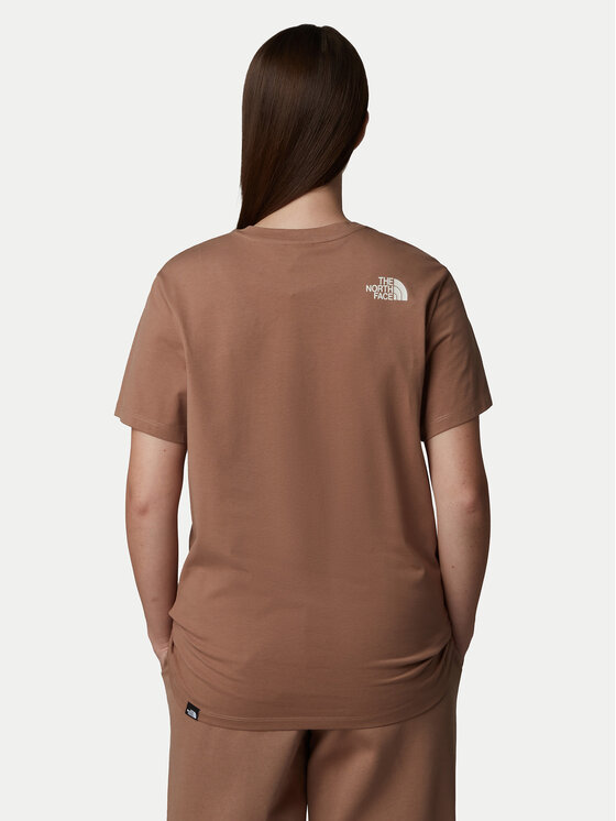 The North Face The North Face T-shirt Easy NF0A8A6G Marrone Loose Fit