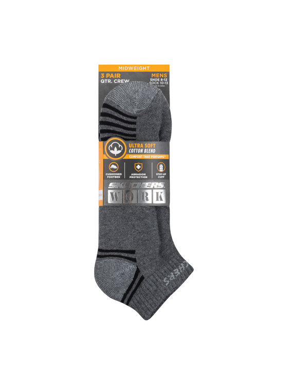 Skechers Skechers Skarpety krótkie S102684-GRY Szary