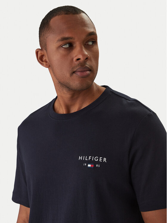 Tommy Hilfiger Tommy Hilfiger T-shirt Brand Love MW0MW41456 Tamnoplava Regular Fit