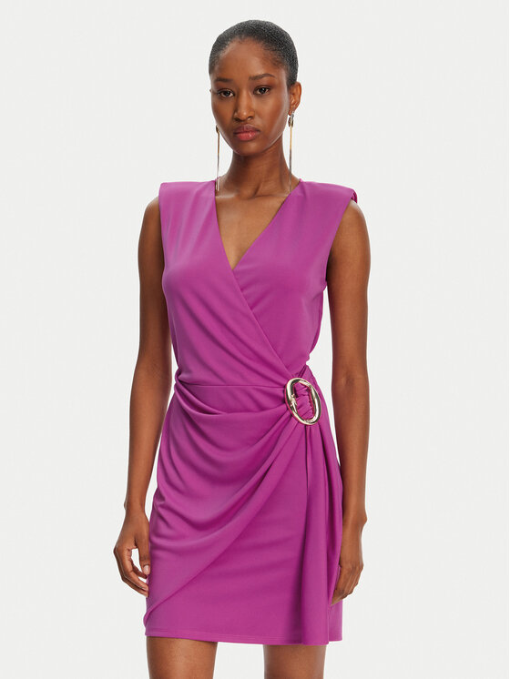 Patrizia Pepe Patrizia Pepe Rochie cocktail 2A2918/J280-M530 Roz Regular Fit