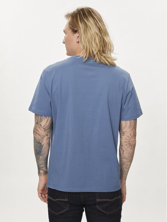 Pepe Jeans Pepe Jeans T-Shirt Clag PM509384 Modrá Regular Fit