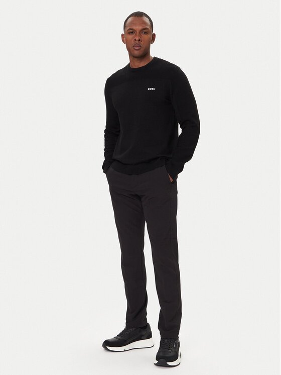 BOSS BOSS Sveter Momentum-X CN 50547507 Čierna Slim Fit