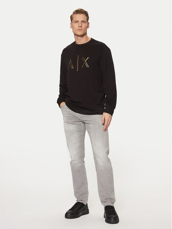 Armani Exchange Armani Exchange Majica dugih rukava XM000331 AF12269 UC001 Crna Regular Fit