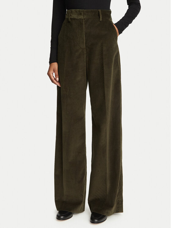 Weekend Max Mara Weekend Max Mara Παντελόνι υφασμάτινο Tania 2625136012 Χακί Regular Fit