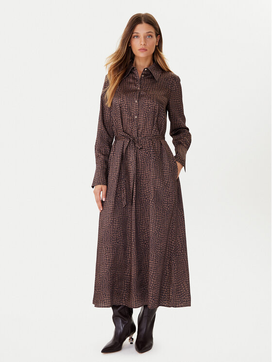 JOOP! JOOP! Rochie tip cămașă 58 JW243D268 30049375 Bej Regular Fit