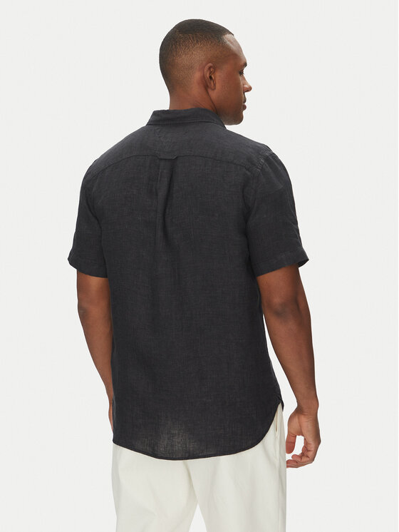 Tommy Hilfiger Tommy Hilfiger Cămașă MW0MW35207 Negru Regular Fit