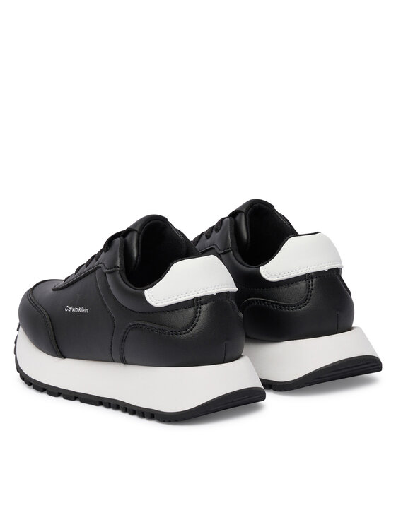 Calvin Klein Calvin Klein Sneakersy Low Cut Lace-Up Sneaker V3A9-83110-1355 S Czarny