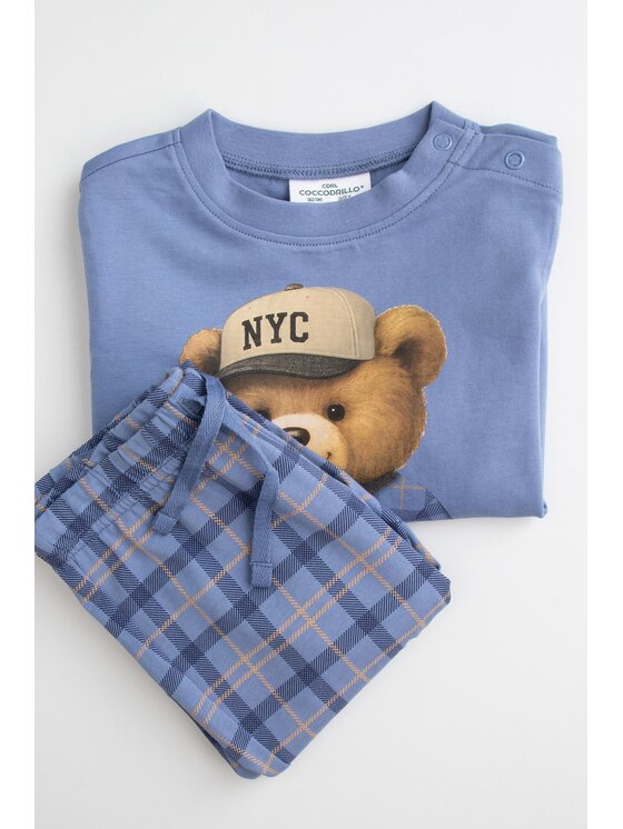 Coccodrillo Coccodrillo Piżama ZC6448111PJS-014 Niebieski Regular Fit