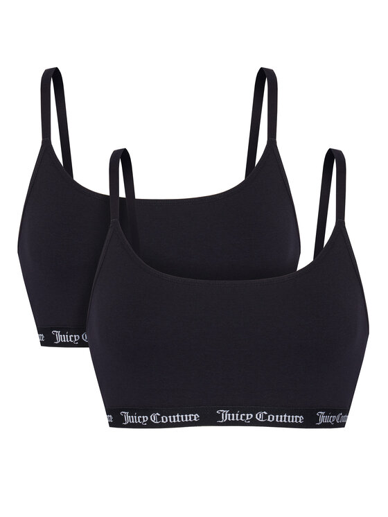 Juicy Couture Juicy Couture Topu krūšturu komplekts JCTBT125973 Melns