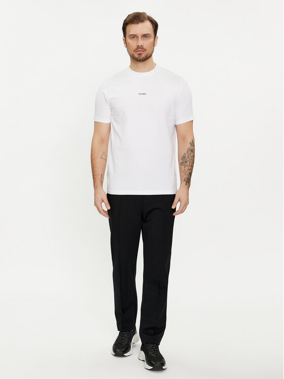 KARL LAGERFELD KARL LAGERFELD T-Shirt 755057 542221 Bílá Regular Fit