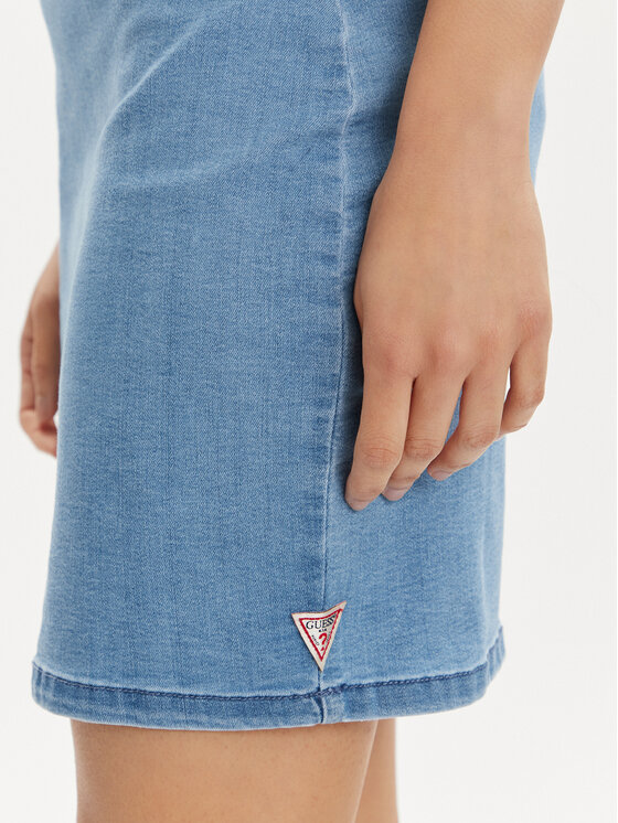 Guess Guess Vestito di jeans Ron W4GK96 D5CJ1 Blu Slim Fit