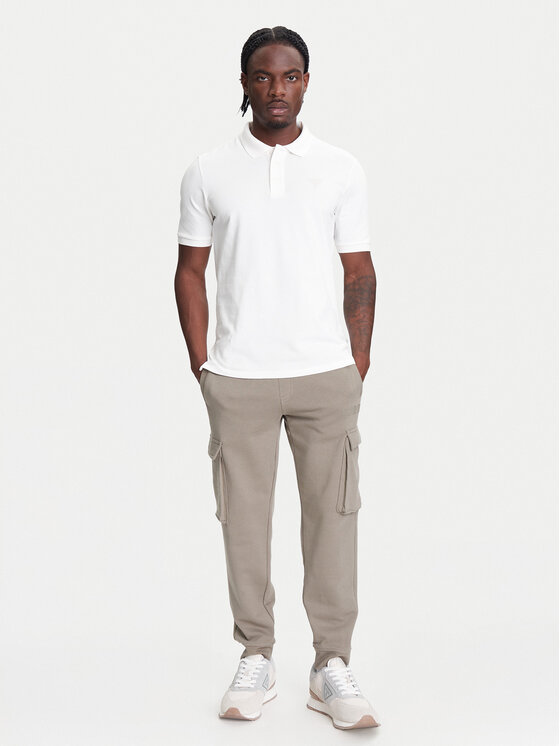 Guess Guess Polo Z5YP02 K9WF1 Λευκό Regular Fit
