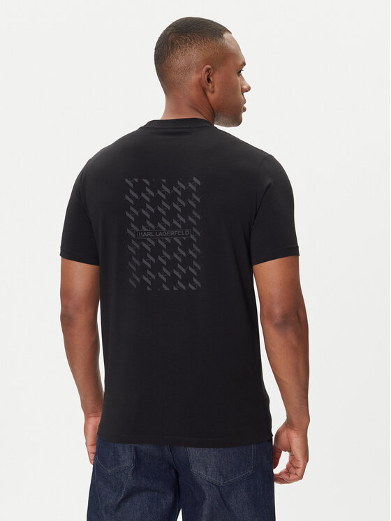 KARL LAGERFELD KARL LAGERFELD T-shirt 755034 554221 Crna Regular Fit