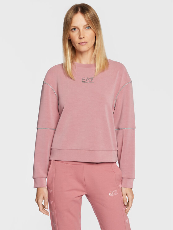 Felpa 6LTM24 TJGEZ 1438 Rosa Regular Fit