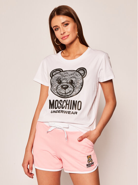 Moschino Underwear & Swim T-Shirt 1913 9019 Biały Regular Fit
