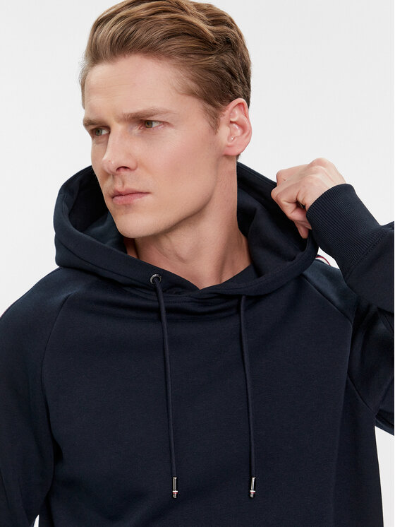 Tommy Hilfiger Tommy Hilfiger Džemperis Global Stripe MW0MW33659 Tamsiai mėlyna Regular Fit