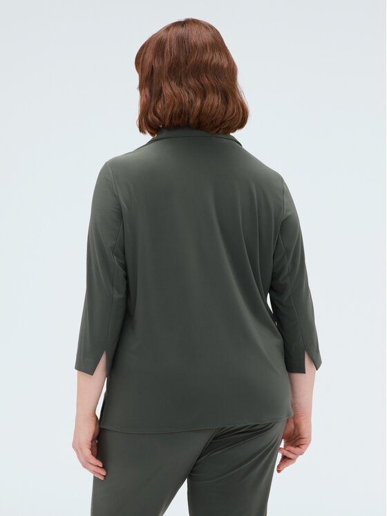 Fiorella Rubino Fiorella Rubino Koszula 5005L000168N035 Zielony Regular Fit