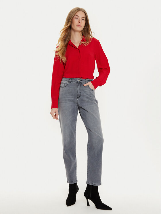 Marella Marella Jeans Tomboy 2423186094 Grigio Tomboy Fit