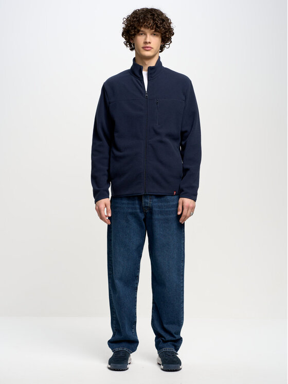 BIG STAR BIG STAR Bluza MALKOM_403_170 Granatowy Basic Fit