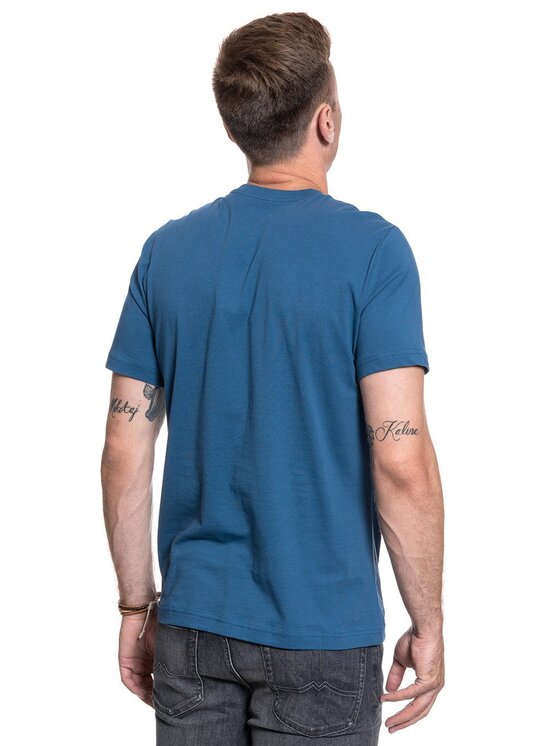 Mustang Mustang T-shirt ALEX C LOGO TEE Blu Regular Fit