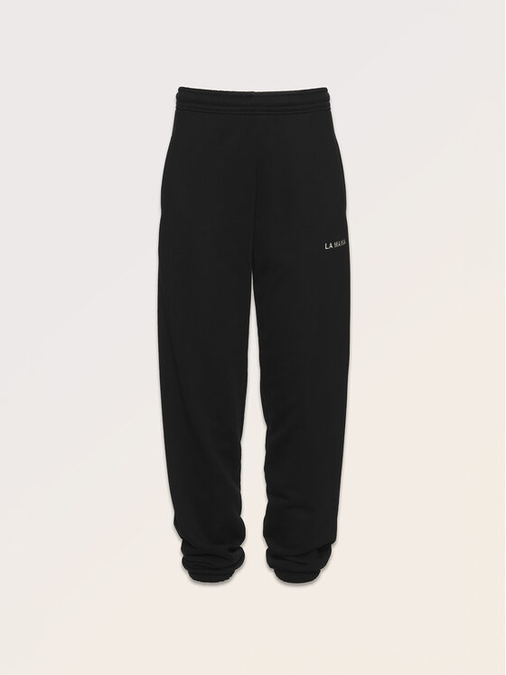 La Mania La Mania Pantaloni da tuta CALEB Nero Classic Fit