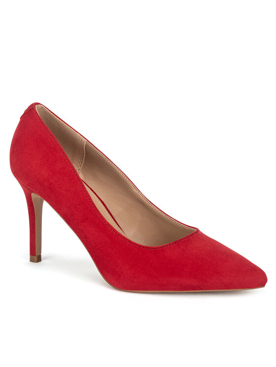 DeeZee DeeZee Pantofi cu toc subțire WYL3660-7 Roșu